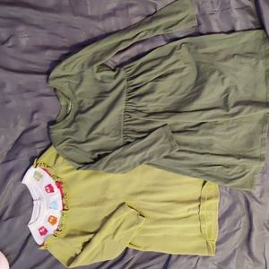 Old navy girls dress and yarn sweatshirt